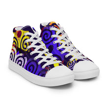 Bubalapa Spiral Women’s high top canvas shoes